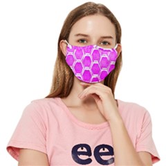 Hexagon Windows Fitted Cloth Face Mask (adult) by essentialimage