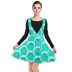 Hexagon Windows Plunge Pinafore Dress by essentialimage