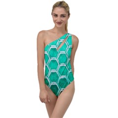 Hexagon Windows To One Side Swimsuit by essentialimage