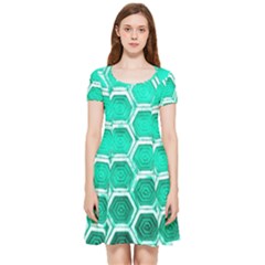 Hexagon Windows Inside Out Cap Sleeve Dress by essentialimage