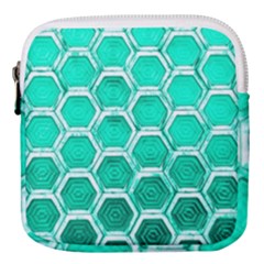 Hexagon Windows Mini Square Pouch by essentialimage