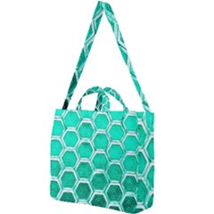 Hexagon Windows Square Shoulder Tote Bag by essentialimage