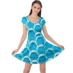 Hexagon Windows Cap Sleeve Dress by essentialimage