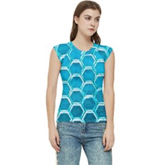 Hexagon Windows Women s Raglan Cap Sleeve Tee