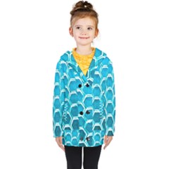 Hexagon Windows Kids  Double Breasted Button Coat by essentialimage