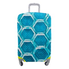 Hexagon Windows Luggage Cover (small) by essentialimage