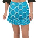 Hexagon Windows Fishtail Mini Chiffon Skirt View1