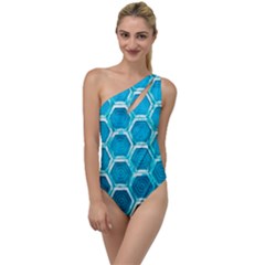 Hexagon Windows To One Side Swimsuit by essentialimage