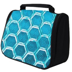 Hexagon Windows Full Print Travel Pouch (big) by essentialimage