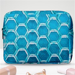 Hexagon Windows Make Up Pouch (large) by essentialimage