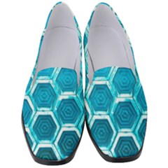 Hexagon Windows Women s Classic Loafer Heels by essentialimage