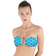 Hexagon Windows Twist Bandeau Bikini Top by essentialimage