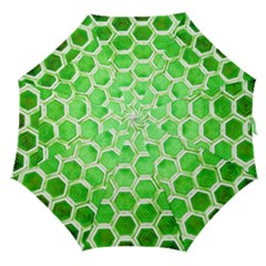 Hexagon Windows Straight Umbrellas by essentialimage