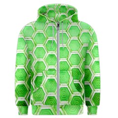 Hexagon Windows Men s Zipper Hoodie by essentialimage