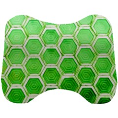 Hexagon Windows Head Support Cushion by essentialimage