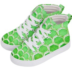 Hexagon Windows Kids  Hi-top Skate Sneakers by essentialimage