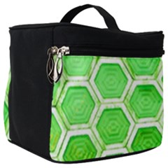 Hexagon Windows Make Up Travel Bag (big) by essentialimage