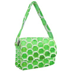 Hexagon Windows Courier Bag by essentialimage