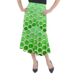 Hexagon Windows Midi Mermaid Skirt by essentialimage