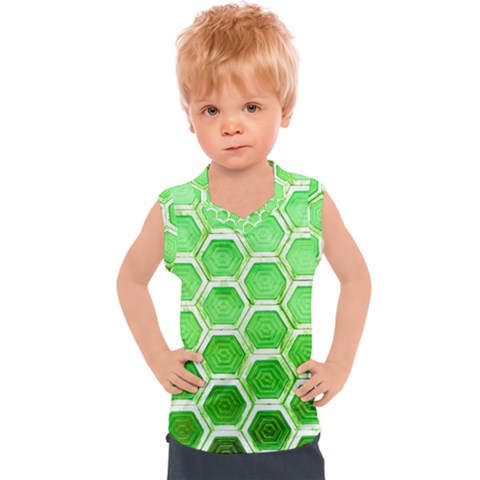 Hexagon Windows Kids  Sport Tank Top by essentialimage