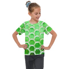 Hexagon Windows Kids  Mesh Piece Tee