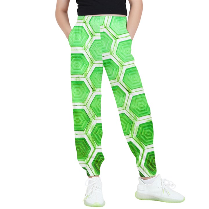 Hexagon Windows Kids  Elastic Waist Pants