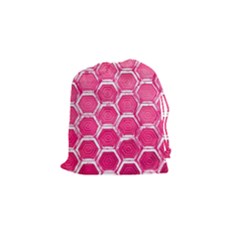 Hexagon Windows Drawstring Pouch (small) by essentialimage