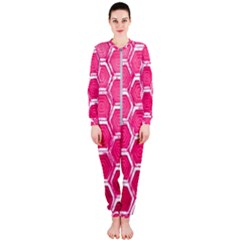 Hexagon Windows Onepiece Jumpsuit (ladies)  by essentialimage