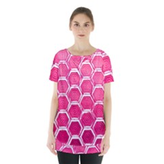 Hexagon Windows Skirt Hem Sports Top by essentialimage