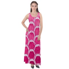 Hexagon Windows Sleeveless Velour Maxi Dress by essentialimage