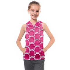 Hexagon Windows Kids  Sleeveless Hoodie by essentialimage