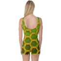 Hexagon Windows One Piece Boyleg Swimsuit View2