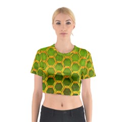 Hexagon Windows Cotton Crop Top by essentialimage