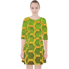 Hexagon Windows Pocket Dress by essentialimage