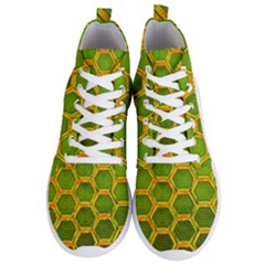 Hexagon Windows Men s Lightweight High Top Sneakers by essentialimage