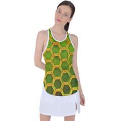 Hexagon Windows Racer Back Mesh Tank Top by essentialimage