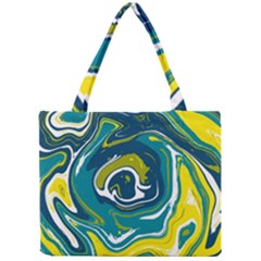 Vector Vivid Marble Pattern 14 Mini Tote Bag by goljakoff