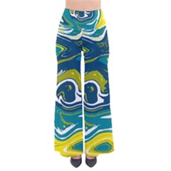 Vector Vivid Marble Pattern 14 So Vintage Palazzo Pants by goljakoff