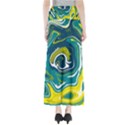 Vector Vivid Marble Pattern 14 Full Length Maxi Skirt View2