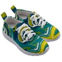 Vector Vivid Marble Pattern 14 Kids Athletic Shoes View3