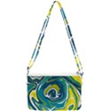 Vector Vivid Marble Pattern 14 Double Gusset Crossbody Bag View1