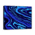 Blue Vivid Marble Pattern 16 Canvas 10  x 8  (Stretched) View1