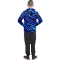 Blue Vivid Marble Pattern 16 Men s Pullover Hoodie View2