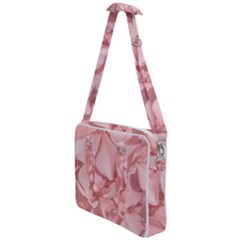 Coral Colored Hortensias Floral Photo Cross Body Office Bag by dflcprintsclothing