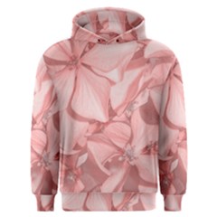 Coral Colored Hortensias Floral Photo Men s Overhead Hoodie by dflcprintsclothing