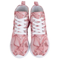 Coral Colored Hortensias Floral Photo Women s Lightweight High Top Sneakers