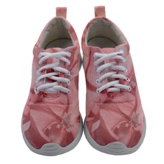 Coral Colored Hortensias Floral Photo Athletic Shoes by dflcprintsclothing