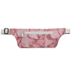 Coral Colored Hortensias Floral Photo Active Waist Bag by dflcprintsclothing