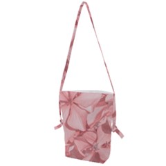 Coral Colored Hortensias Floral Photo Folding Shoulder Bag by dflcprintsclothing