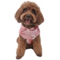 Coral Colored Hortensias Floral Photo Dog Sweater View1